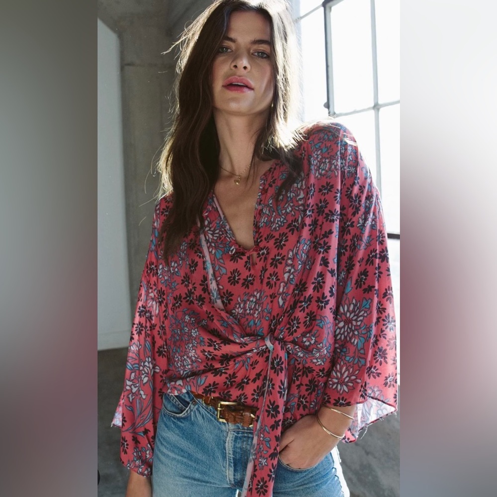 Novella Royale James Blouse Rosette Gardenia Size S